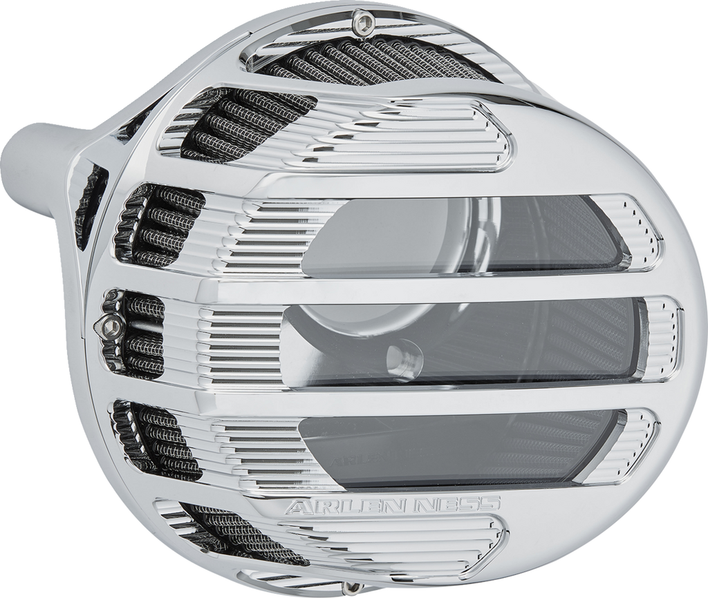 ARLEN NESS Sidekick Air Cleaner Kit - Chrome 600-248 for Harley Davidson Motorcycles