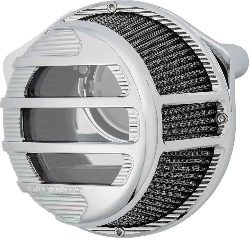 ARLEN NESS Sidekick Air Cleaner Kit - Chrome 600-248 for Harley Davidson Motorcycles