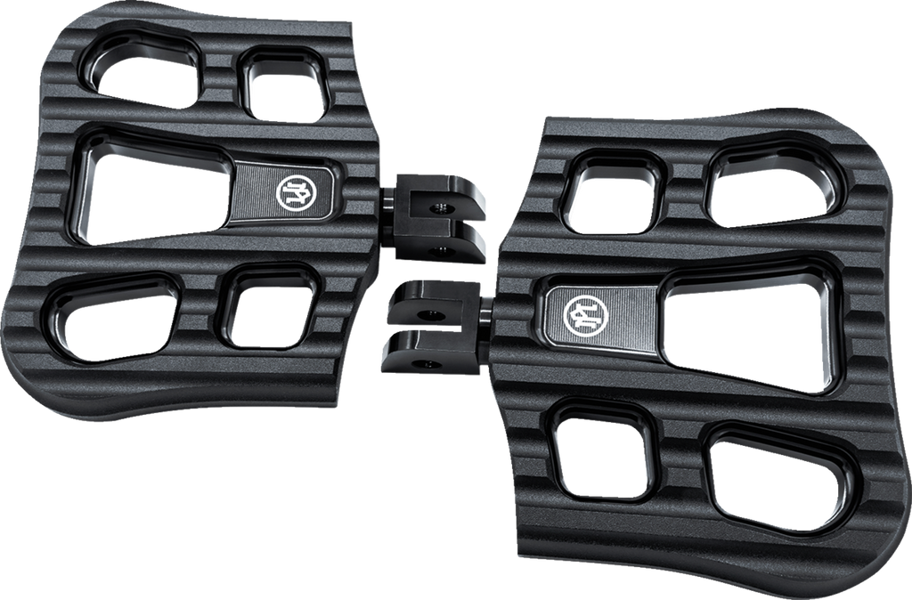 PERFORMANCE MACHINE (PM) Drifter Floorboards - Passenger - Black Ops - FL 0036-1027-SMB - Team Dream Rides