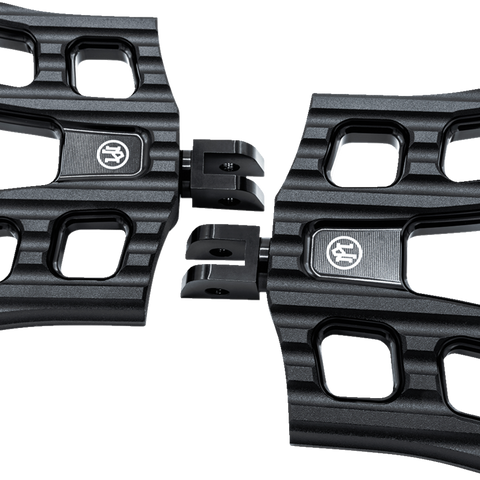 PERFORMANCE MACHINE (PM) Drifter Floorboards - Passenger - Black Ops - FL 0036-1027-SMB - Team Dream Rides