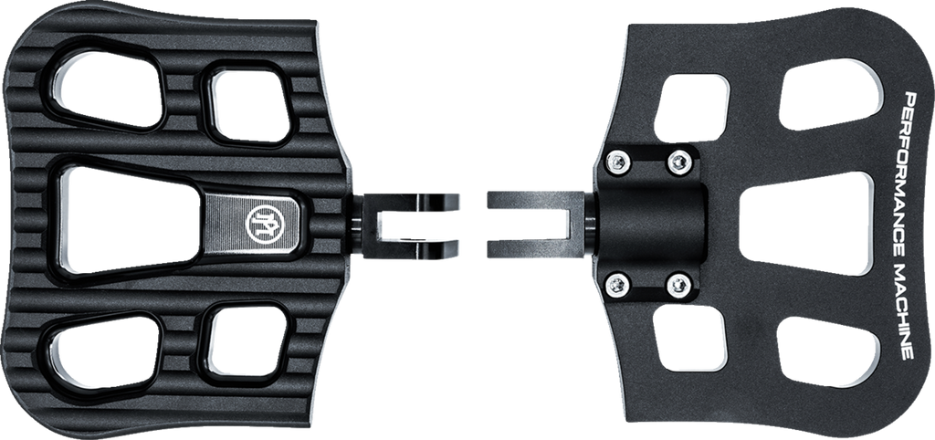 PERFORMANCE MACHINE (PM) Drifter Floorboards - Passenger - Black Ops - FL 0036-1027-SMB - Team Dream Rides