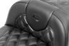 SADDLEMEN Roadsofa* Extended Reach Seat - without Backrest - Carbon Fiber - Lattice Stitch - FLTR/FLHX '23-'24 823-07-20700 - Team Dream Rides