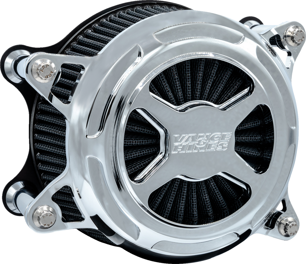 VANCE & HINES VO2 X Air Intake Kit - Chrome for Harley Touring and Softail Models 71100