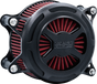 VANCE & HINES VO2 X Air Intake Kit - Black Wrinkle (Part #41101) for Harley Touring and Softail Models