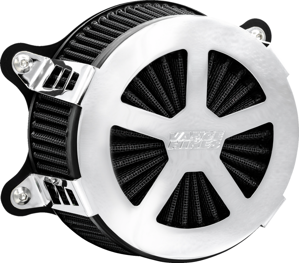 Vance & Hines VO2 Radiant V Air Intake Kit - Chrome (Part #71103)
