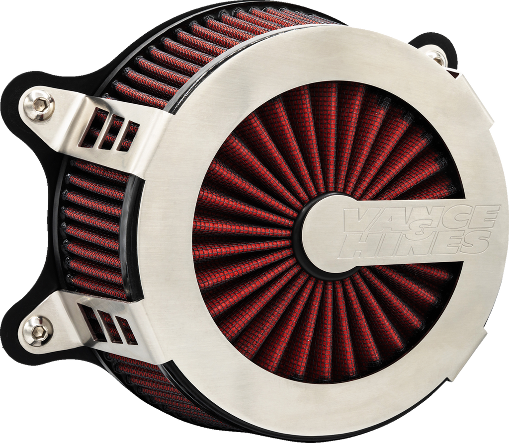 Vance & Hines VO2 Cage Fighter Air Intake Kit - Brushed (Part #71106)