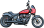 S&S Cycle 2-into-1 Qualifier Exhaust System for Indian Chief - Guardian Black (Part #550-1116)