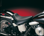 LE PERA Silhouette Solo Seat - Basketweave - Black - Softail '84-'99 (Part # LN-870) - Team Dream Rides