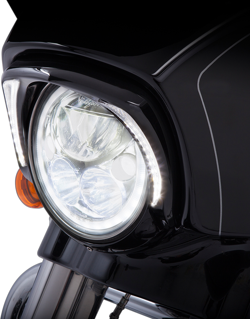 CIRO Headlight Bezel - Black 45201