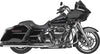 TBR Comp S Slip On M8 Flh/Flt Chrome with Black Endcap for Harley Davidson 2017 Models