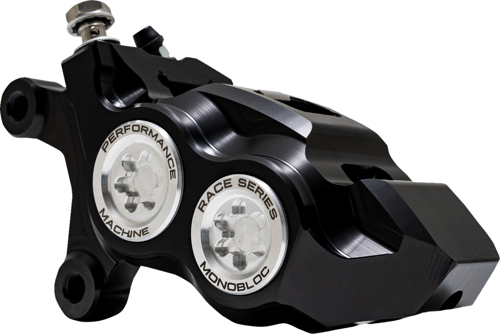 PERFORMANCE MACHINE (PM) Caliper - 137 X 4B - Left - Black Anodized 0053-2957-MC