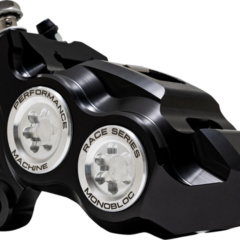 Performance Machine (PM) 0053-2957-MC Left Caliper for 11.8-inch Rotors, Black Anodized