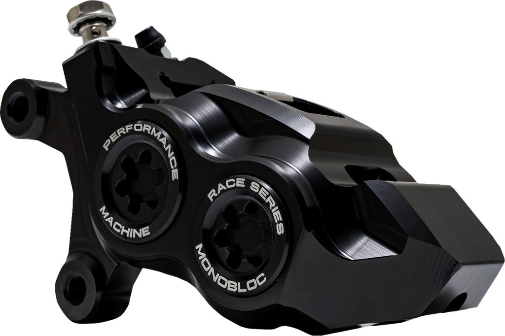 PERFORMANCE MACHINE (PM) Caliper - 137 X 4B - Left - Black Anodized 0053-2957-MB