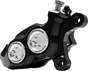 Performance Machine PM 0053-2958-MC Brake Caliper for 11.8-inch Rotors, Black Anodized with Clear Bore Caps