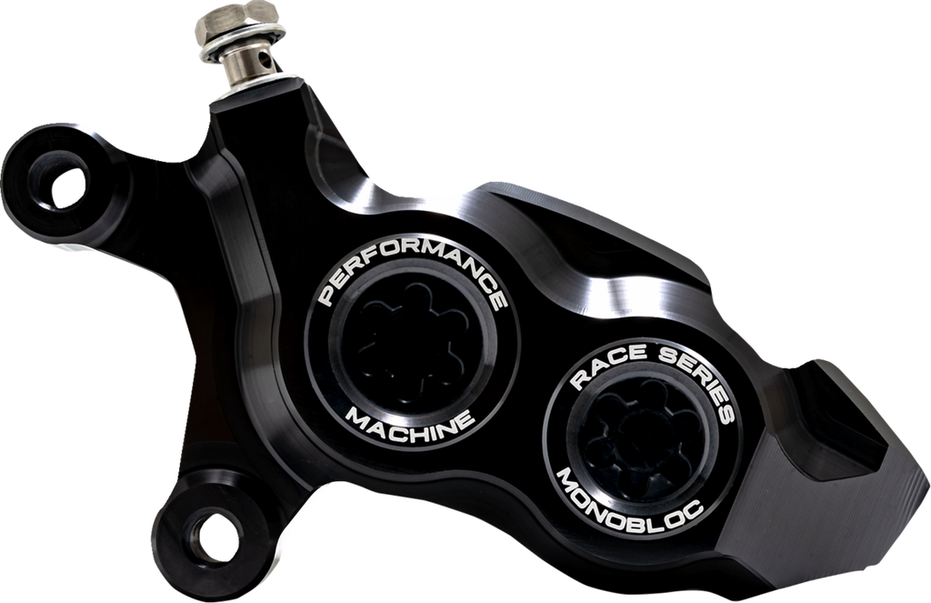 PERFORMANCE MACHINE (PM) Caliper - 137 X 4B - Left - Black Anodized 0053-2957-MB