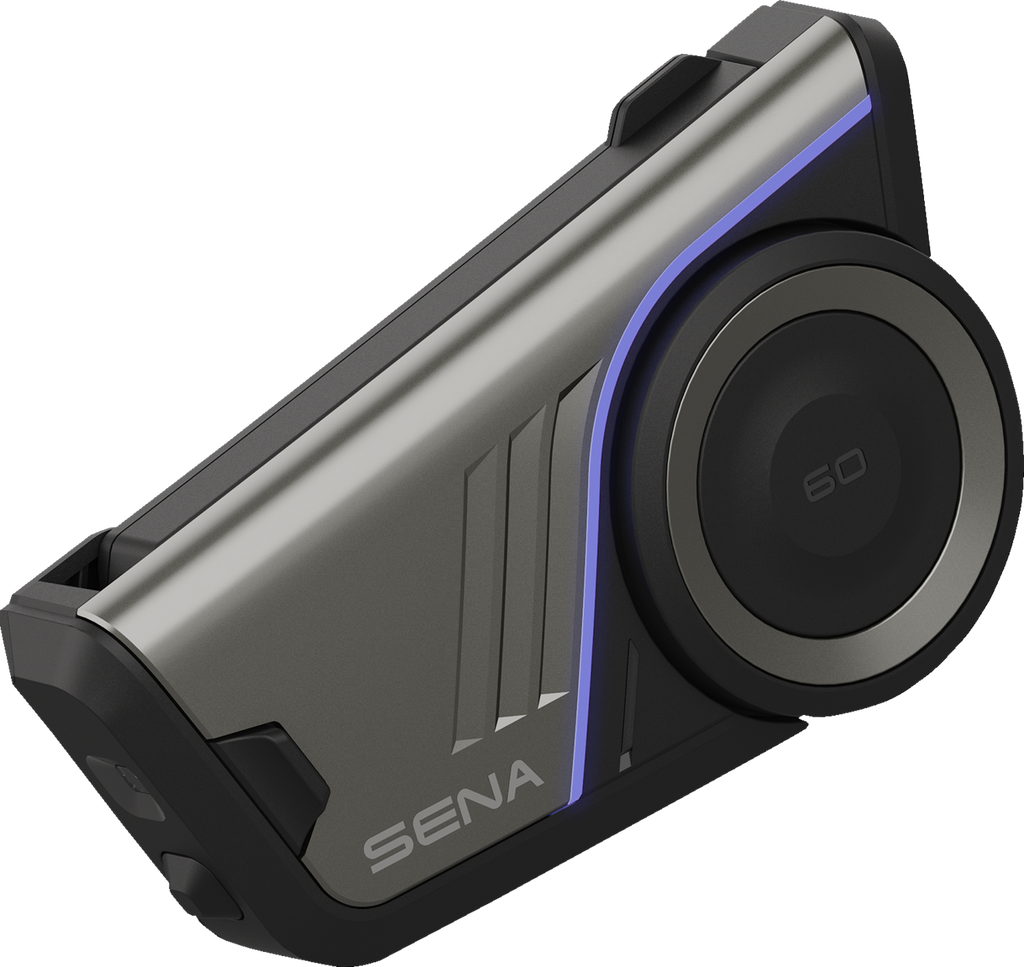 SENA 60S Communication System with Wave Intercom – Single Pack 60S-01 for Motorcycles and Riders