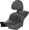 SADDLEMEN Roadsofa* Seat - Scallop Stitch - w/ Backrest - FLTR/FLHX '23-'24 823-07-208B0 - Team Dream Rides