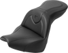 SADDLEMEN RoadSofa™ Seat for FXBR/S '18-'20 – Black Stitch, Without Backrest