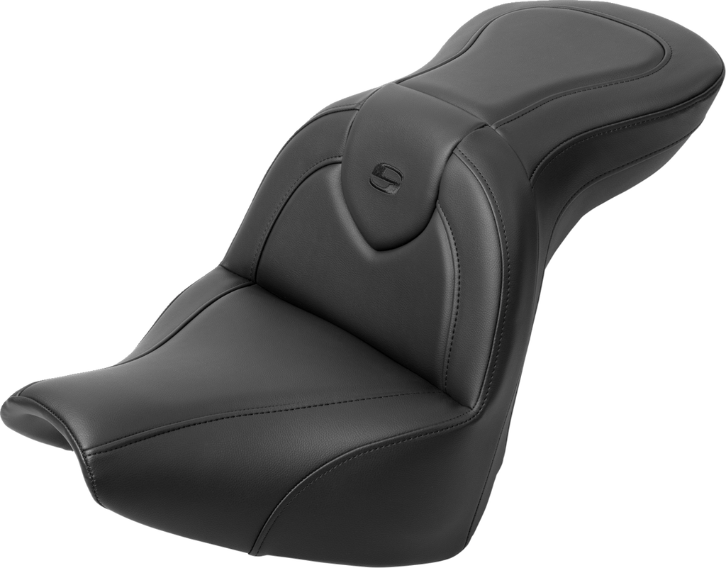 SADDLEMEN RoadSofa™ Seat for FXBR/S '18-'20 – Black Stitch, Without Backrest