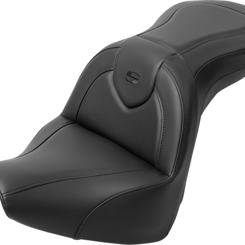 SADDLEMEN RoadSofa* Seat - without Backrest - Black Stitch - FXBR/S '18-'20 818-31-187 - Team Dream Rides