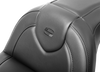SADDLEMEN RoadSofa™ Seat for FXBR/S '18-'20 – Black Stitch, Without Backrest