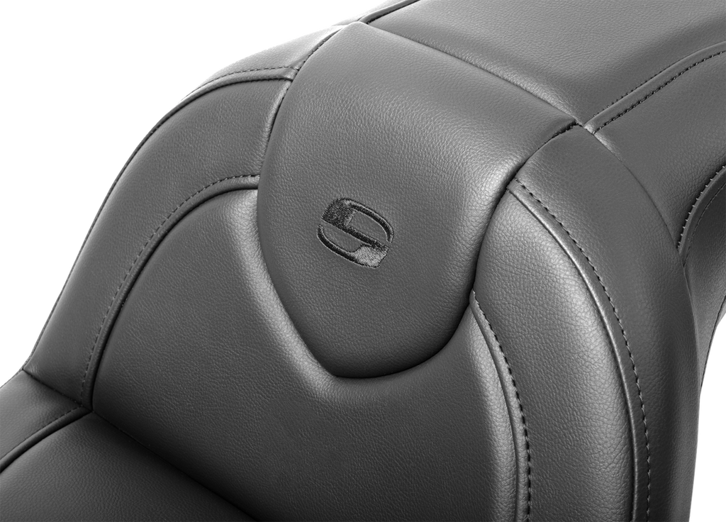 SADDLEMEN RoadSofa™ Seat for FXBR/S '18-'20 – Black Stitch, Without Backrest