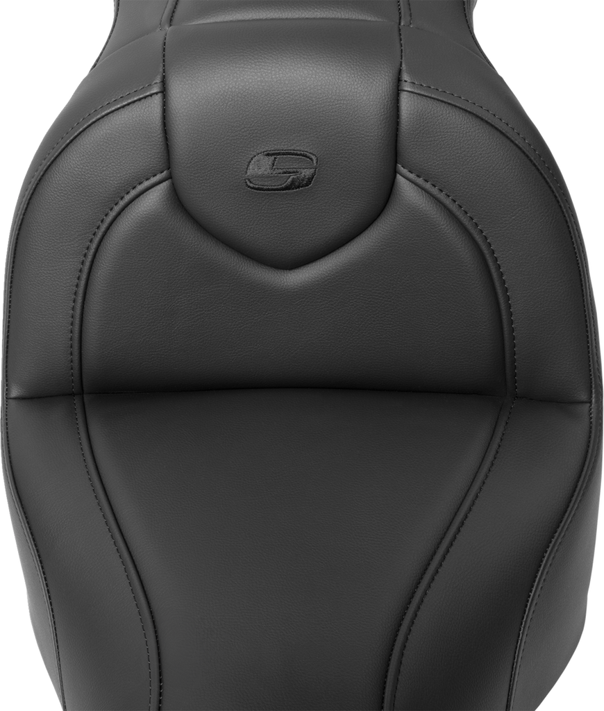 SADDLEMEN RoadSofa™ Seat for FXBR/S '18-'20 – Black Stitch, Without Backrest