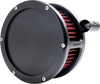FEULING PARTS BA Air Cleaner Kit for '93-'99 Evolution Big Twin - Black with Red Filter, Part #5463
