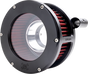 FEULING PARTS BA Air Cleaner Kit for '93-'99 Evolution Big Twin - Black/Clear with Red Filter - Part 5464