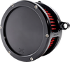 FEULING PARTS BA Air Cleaner Kit M8 Part 5473 with Black Finish and Red Filter