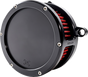 FEULING PARTS BA Air Cleaner Kit M8 Part 5473 with Black Finish and Red Filter