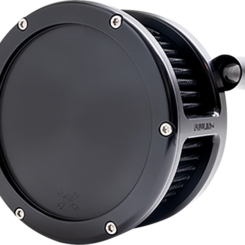 FEULING PARTS BA Air Cleaner Kit - Black with Black Filter for Twin Cam 5543