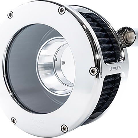 FEULING PARTS BA Air Cleaner Kit for Harley Twin Cam 5548 – Chrome and Black Filter