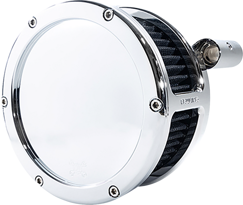 FEULING PARTS BA Air Cleaner Kit - Chrome with Black Filter for '93-'99 Evolution Big Twin - Part #5567