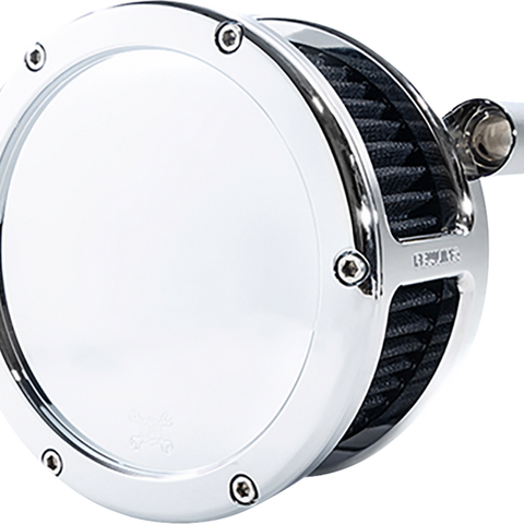 FEULING PARTS BA Air Cleaner Kit - Chrome with Black Filter for '93-'99 Evolution Big Twin - Part #5567