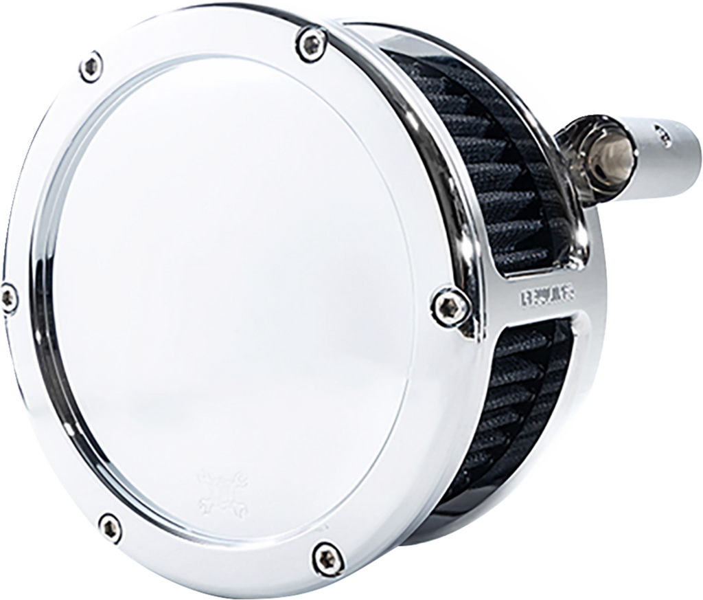 FEULING PARTS BA Air Cleaner Kit - Chrome with Black Filter for Twin Cam 5547