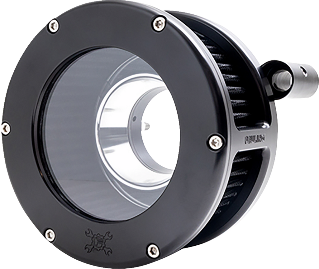 FEULING PARTS BA Air Cleaner Kit for 1993-1999 Evolution Big Twin - Black/Clear with Black Filter, Part #5564