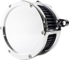 FEULING PARTS BA Air Cleaner Kit - Chrome with Black Filter for M8 Engines (Part #5577)