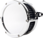 FEULING PARTS BA Air Cleaner Kit - Chrome with Black Filter for M8 Engines (Part #5577)