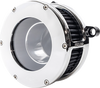 FEULING PARTS BA Air Cleaner Kit - Chrome/Clear with Black Filter for M8 Engines (Part #5578)
