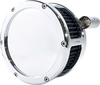 FEULING PARTS BA Air Cleaner Kit for Harley-Davidson Dyna, Softail, and Touring Models (2008-2017) with Chrome Finish and Black Filter – Part #5557