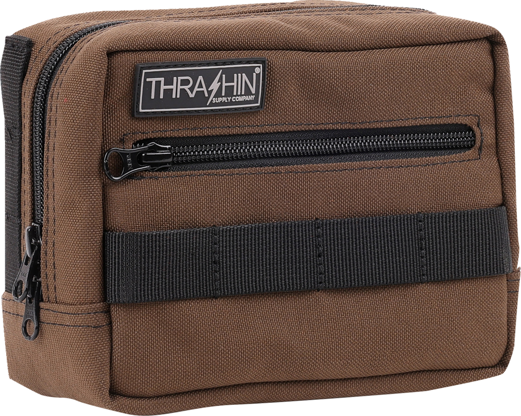 THRASHIN SUPPLY CO. Handlebar Bag - Brown THB-0006