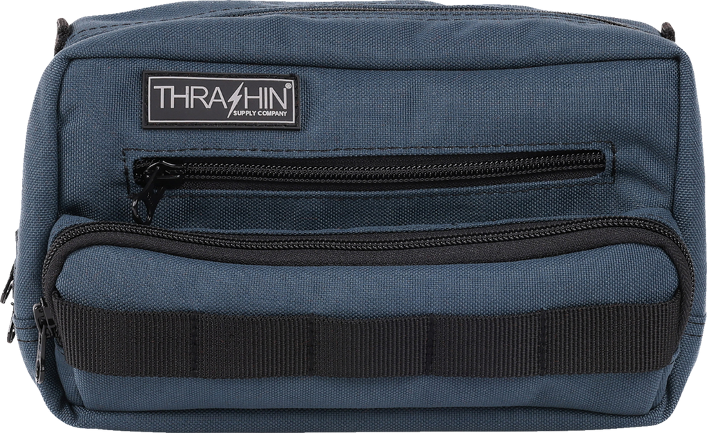 THRASHIN SUPPLY CO. Handlebar Bag Plus - Blue THB-0026