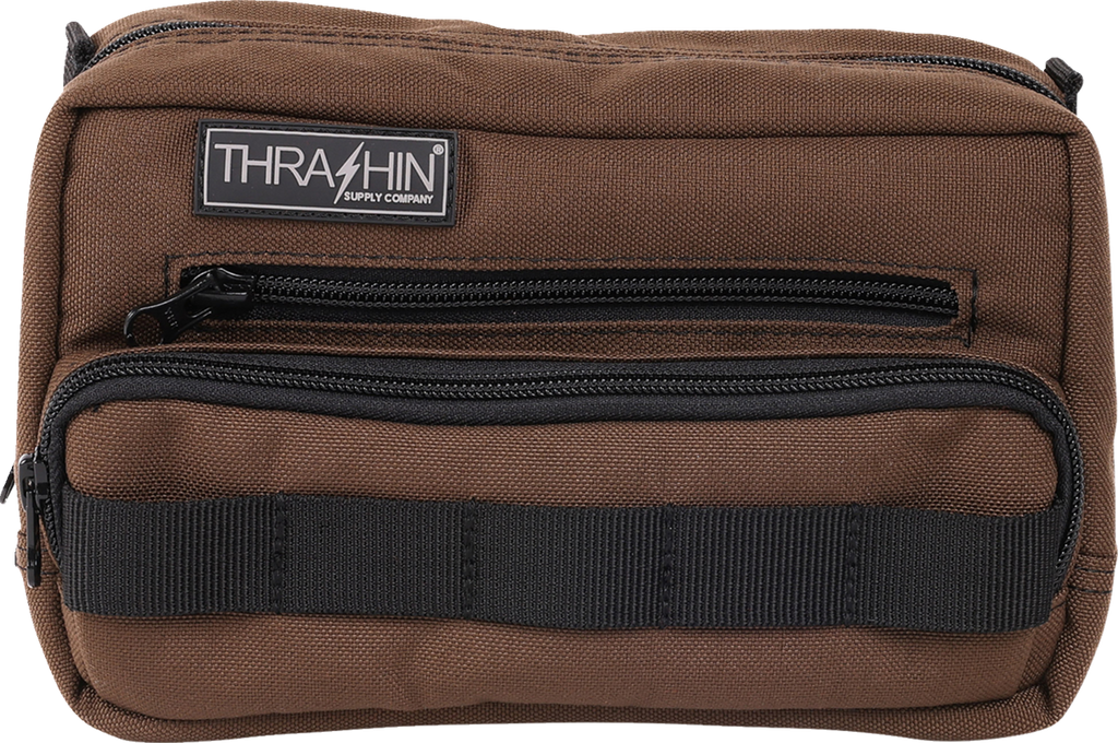 THRASHIN SUPPLY CO. Handlebar Bag Plus - Brown THB-0009
