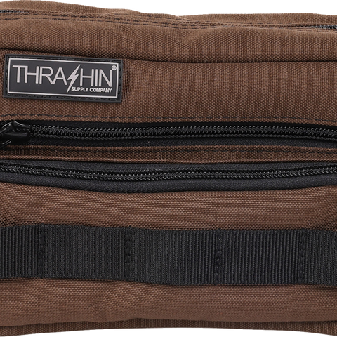 THRASHIN SUPPLY CO. Handlebar Bag Plus - Brown THB-0009