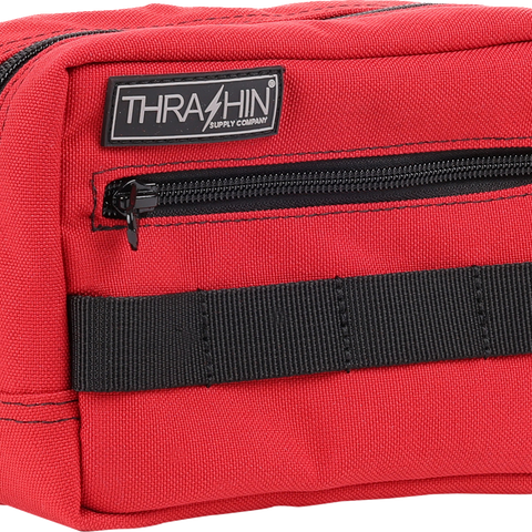 THRASHIN SUPPLY CO. Handlebar Bag - Red THB-0015