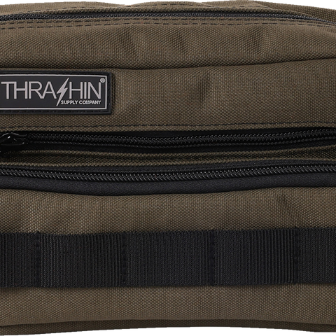 THRASHIN SUPPLY CO. Handlebar Bag Plus - Green THB-0010