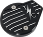 THRASHIN SUPPLY CO. Cam Cover - Gen 2 - Finned - Twice Cut - Black - M8 TSC-3029-4