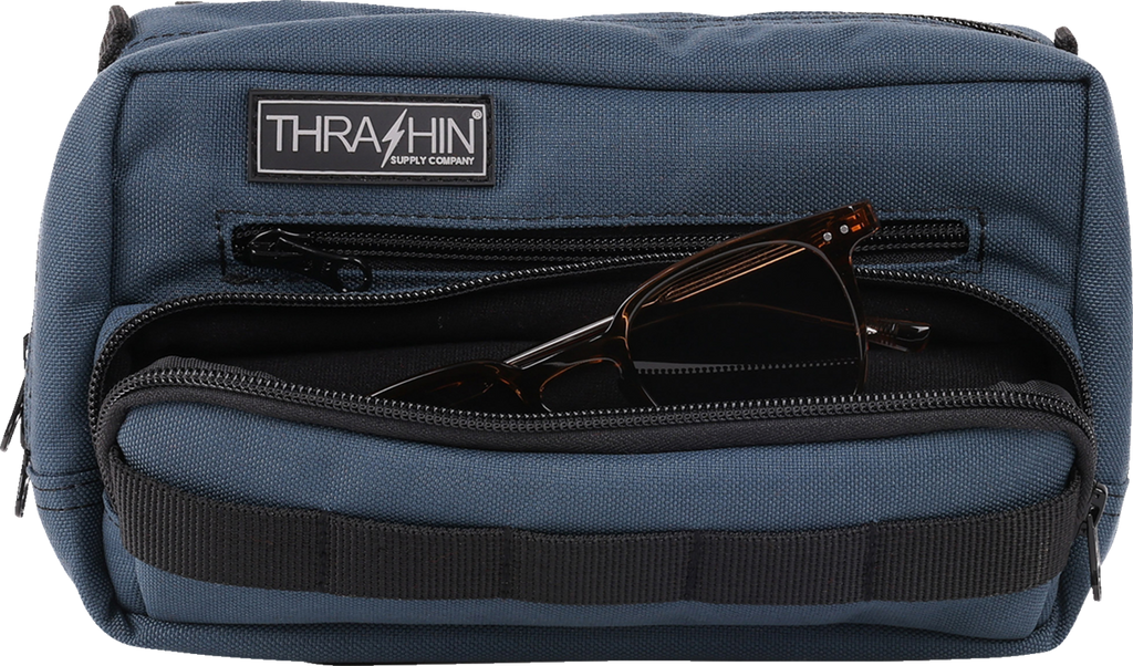THRASHIN SUPPLY CO. Handlebar Bag Plus - Blue THB-0026