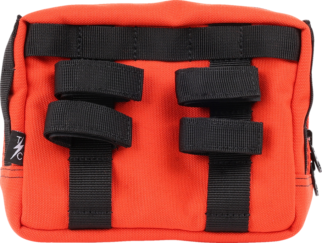 THRASHIN SUPPLY CO. Handlebar Bag - Orange (Part Number: THB-0025)